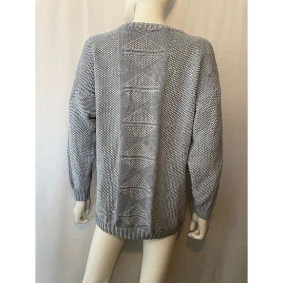 FORENZA Men’s Sportwear Sweater Pullover Gray Size L - Picture 4 of 9